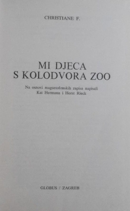 Christiane F.-Mi djeca s kolodvora Zoo