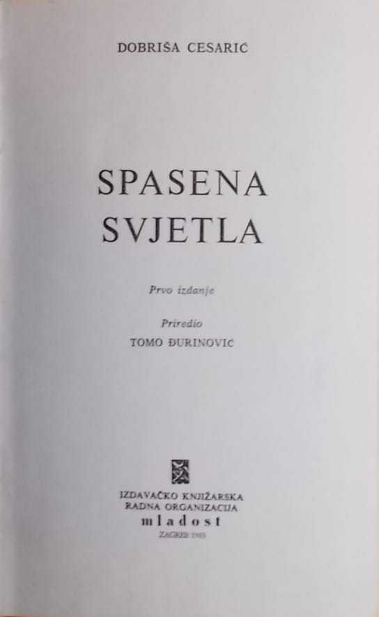 Cesarić: Spasena svjetla