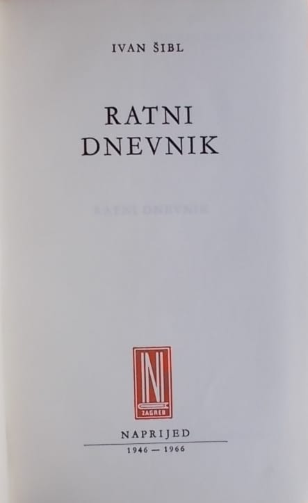 Šibl-Ratni dnevnik