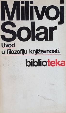 Solar-Uvod u filozofiju književnosti