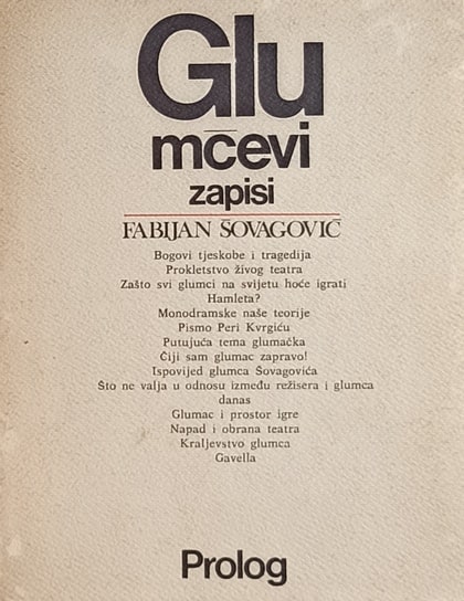 Šovagović-Glumčevi zapisi