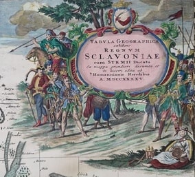 Tabvla geographica exhibens regnvm Slavonien cum Syrmii Ducatu - Slika 3