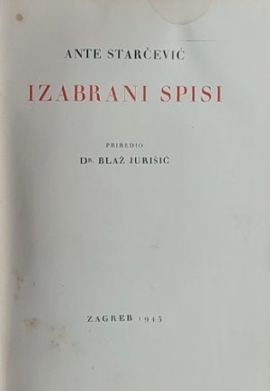 Starčević-Izabrani spisi