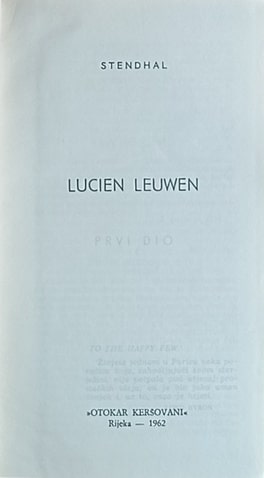 Stendhal-Lucien Leuwen