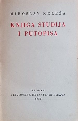 Krleža-Knjiga studija i putopisa