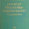 Kombol: Poviest hrvatske književnosti do preporoda