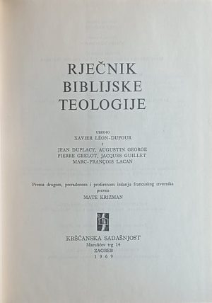 Rječnik biblijske teologije