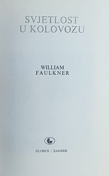 Faulkner-Svjetlost u kolovozu
